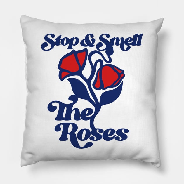 Stop and Smell the Roses Pillow by bubbsnugg