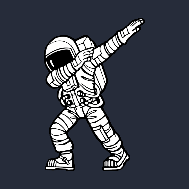 Dabbing Astronaut by spacefunkdesigns