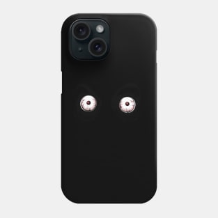 Zombie eyes scary halloween design Phone Case