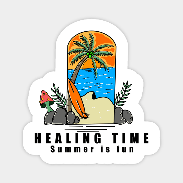 Healing Time Magnet by Shoguttttt