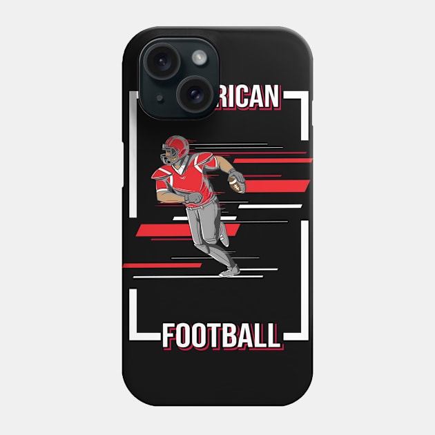 American Football Speed Player Phone Case by Shirtbubble