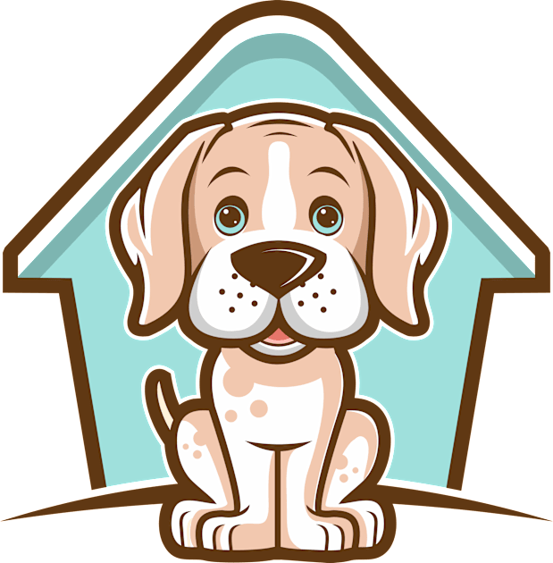 Dog and House Kids T-Shirt by michony