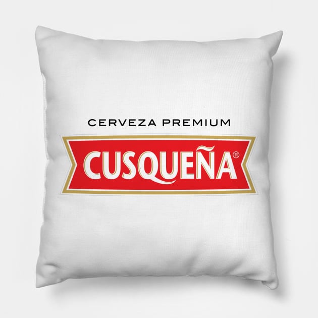 Cerveza Cuzquena Pillow by verde