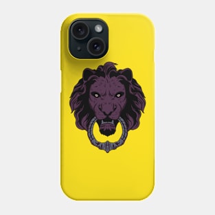 Purple Lion Face Phone Case