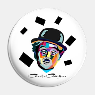 Chralie chaplin Pin