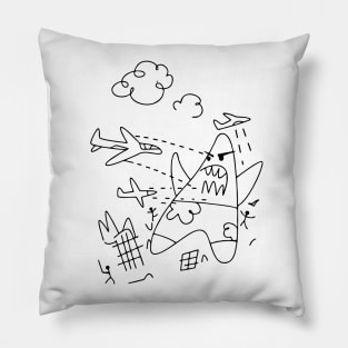 Spongebob Patrick Star Sign Signature 01 Pillow