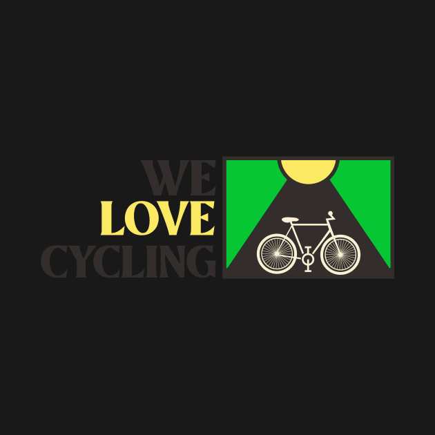 We love biking by Baldodesign LLC.