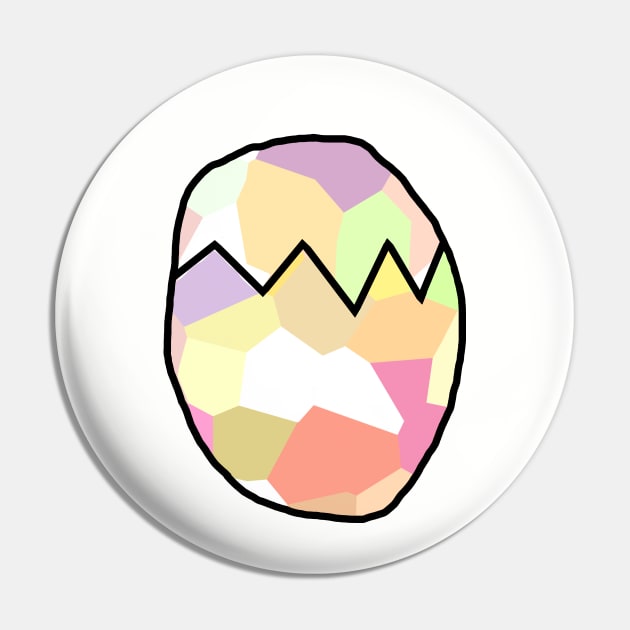 Easter Egg Pin by ellenhenryart