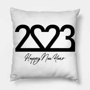 Happy New Year 2023 - Black Pillow