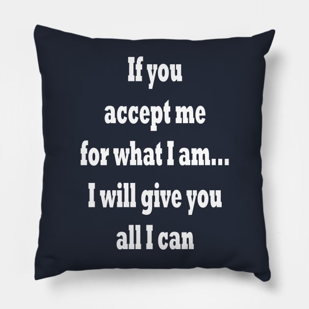 Inspirational Quote Motivational Words Pillow by PlanetMonkey