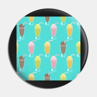 Milkshakes Pattern Pin