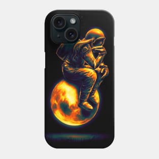 The Space Thinker Phone Case