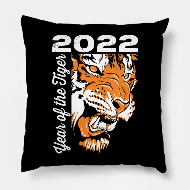 2022 Year of the Tiger Pillow by RadStar