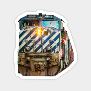 Locomotive in Canada Magnet