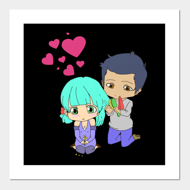 Cute Manga Couple In Love Girl And Boy Anime Cute Couple
