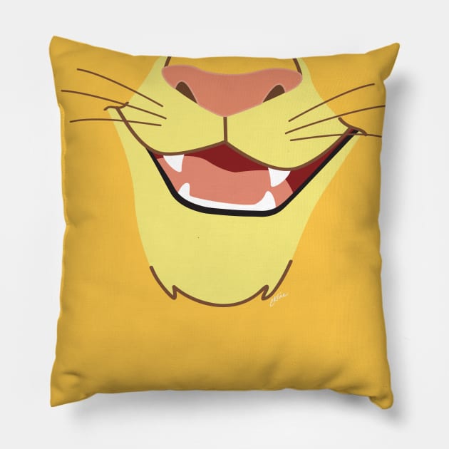 Future King's Smile Pillow by CKline