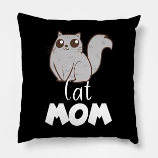 Cat mom Pillow