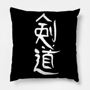 Kendo Kanji - rough Pillow