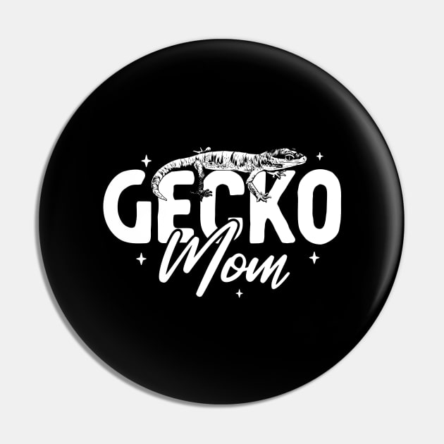 Gecko lover - Gecko Mom Pin by Modern Medieval Design