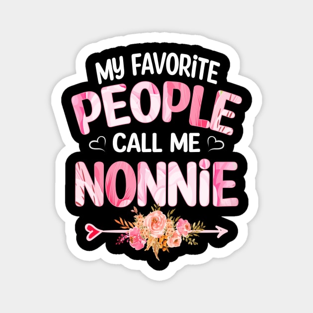 nonnie my favorite people call me nonnie Magnet by Bagshaw Gravity