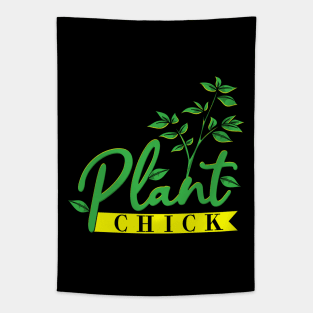 Veganism - Vegan Girl - Plant Chick Tapestry