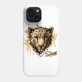 Graffiti Paint Leopard Creative Phone Case