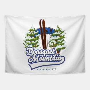 Bousquet Mountain Massachusetts Ski logo Tapestry