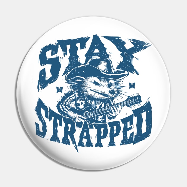 Opossum Cowboy Stay Strapped, Funny Possum Meme Pin by Hamza Froug