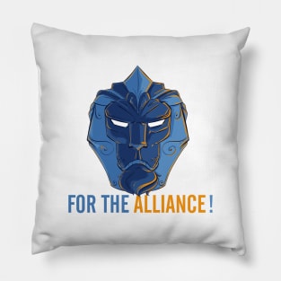 For The Alliance! Warcraft Symbol Pillow