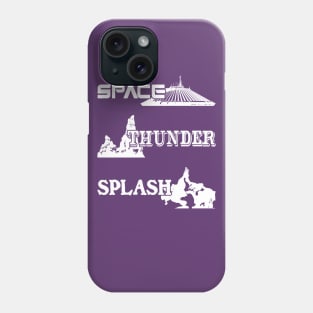 My Favorite Mountains (White on Color) Phone Case