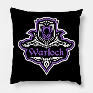 D&D Warlock Class Crest Pillow