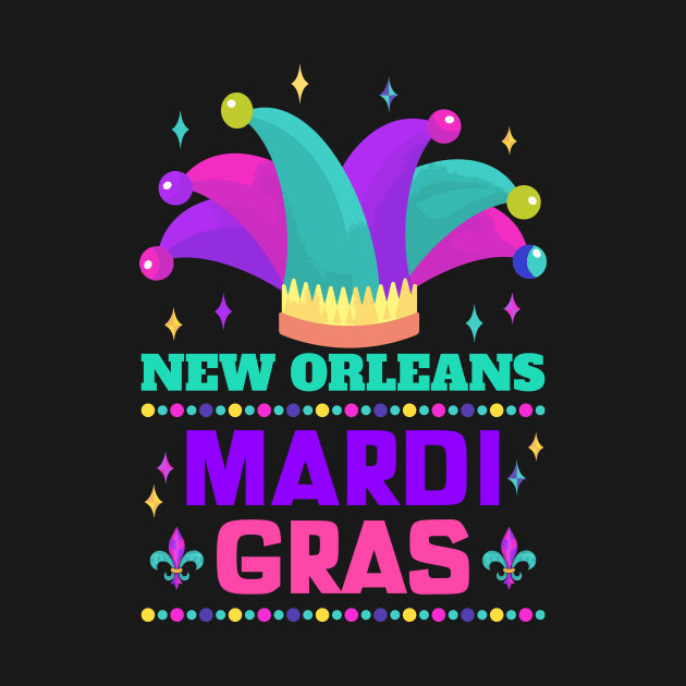 New Orleans Carnival Beads And Blings Party 2022 Mardi Gras by jodotodesign