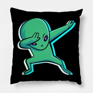 Alien icon funny Pillow