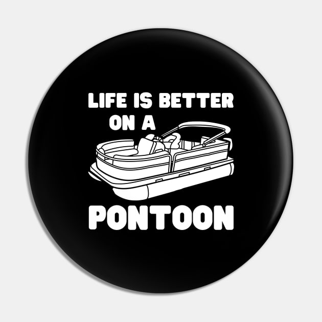 Pontoon Lover Pin by HobbyAndArt