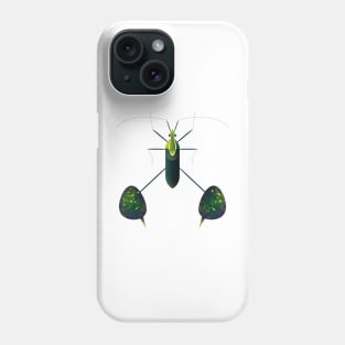 Cute green bug Phone Case