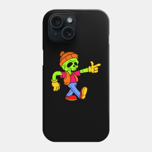 enjoy skull cartoon Phone Case