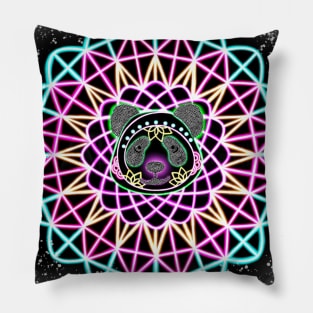 Panda Mandala Pillow