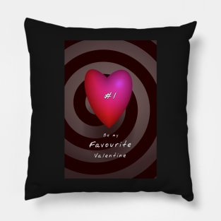 Be My Favourite Valentine Pillow