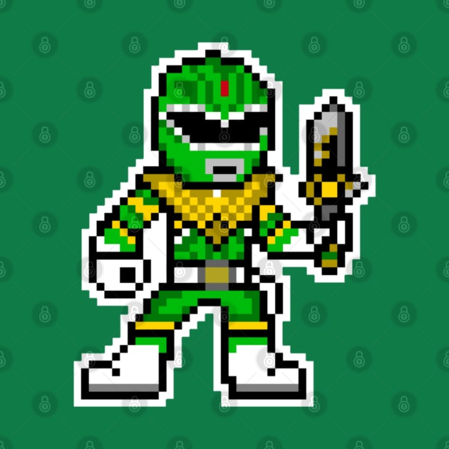 Green Ranger Pixel by Javier Casillas