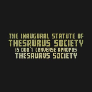 Thesaurus Society T-Shirt