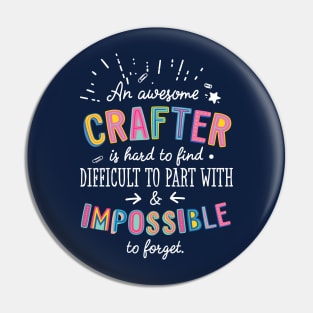 An awesome Crafter Gift Idea - Impossible to Forget Quote Pin