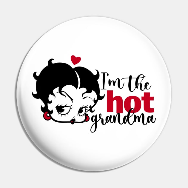 Betty Boop - Hot grandma Pin by KERZILLA