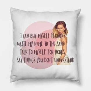 Flowers Miley Cyrus Pillow