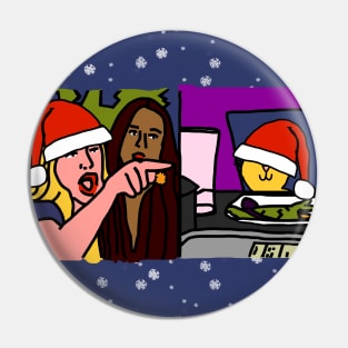 Merry Christmas from Woman Yelling at Cat Meme Pin