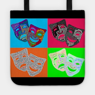 Comedy & Tragedy Masks Tote