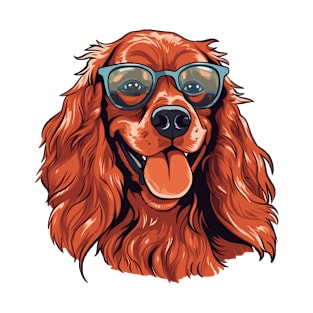 Summer dog in sunglasses, summer T-Shirt