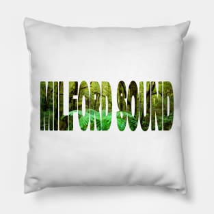 MILFORD SOUND - South Island New Zealand Fangorn Pillow