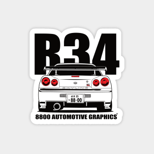 Nissan Skyline R34 Transparent Version Magnet