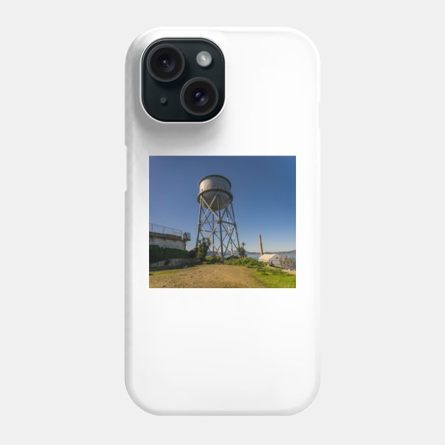 Alcatraz  Water Tower Phone Case by KensLensDesigns