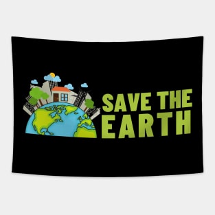 Save The Earth, Save The Planet Tapestry